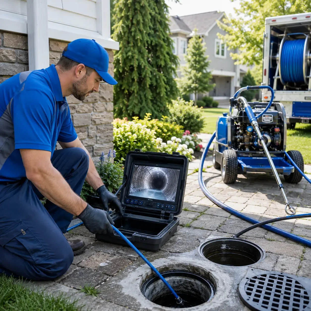 Outdoor drain cleaning professionals serving Sterling, OK