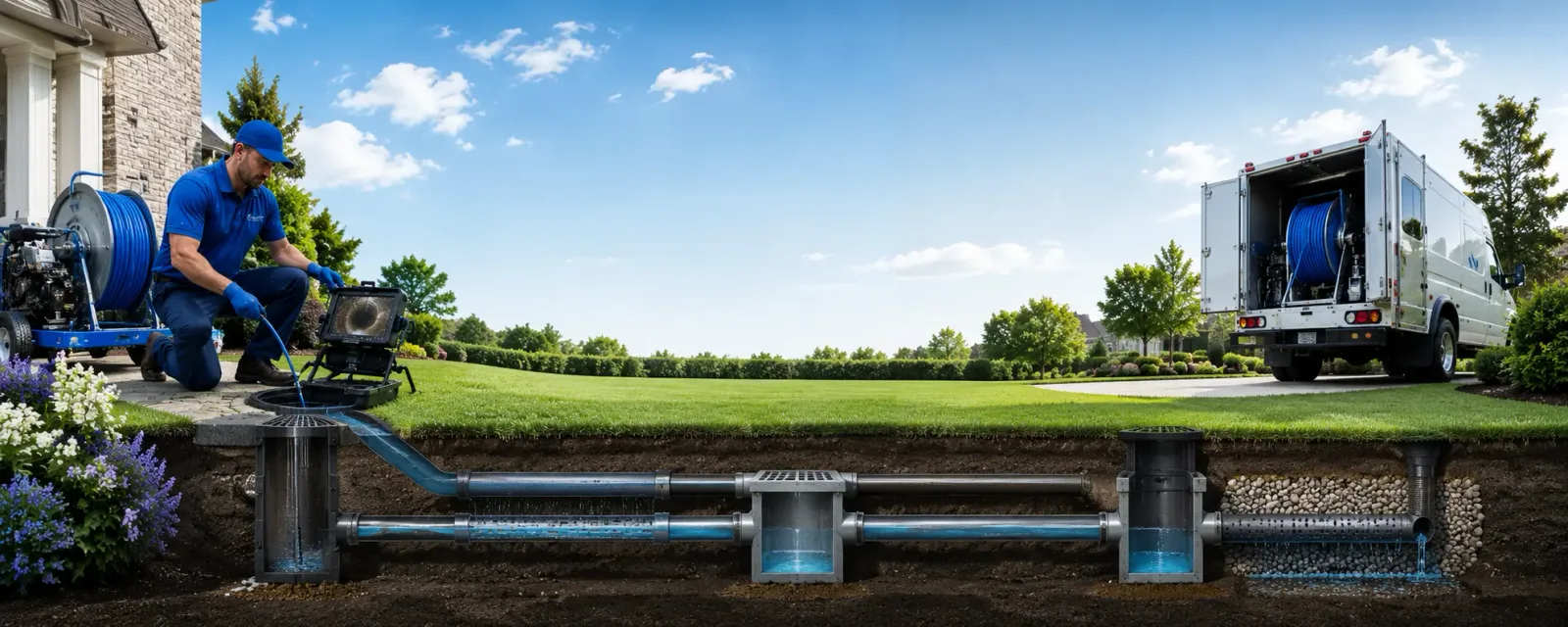 Outdoor drain cleaning information for Sterling, OK